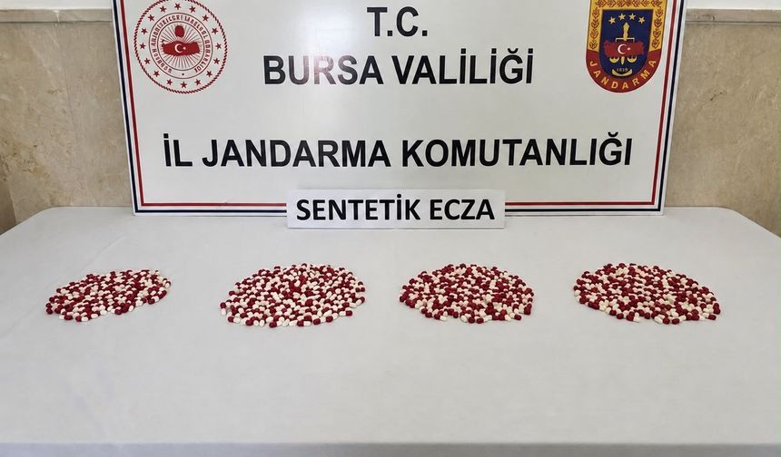Bursa’da Zehir Tacirlerine Geçit Yok! 1.098 Hap Ele Geçirildi