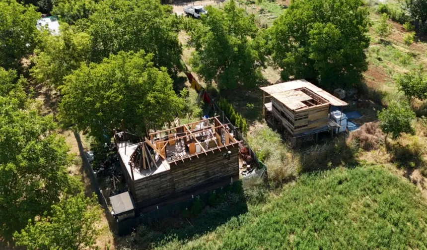 İnegöl Belediyesi'nden Çitli'de 16 kaçak yapıya müdahale