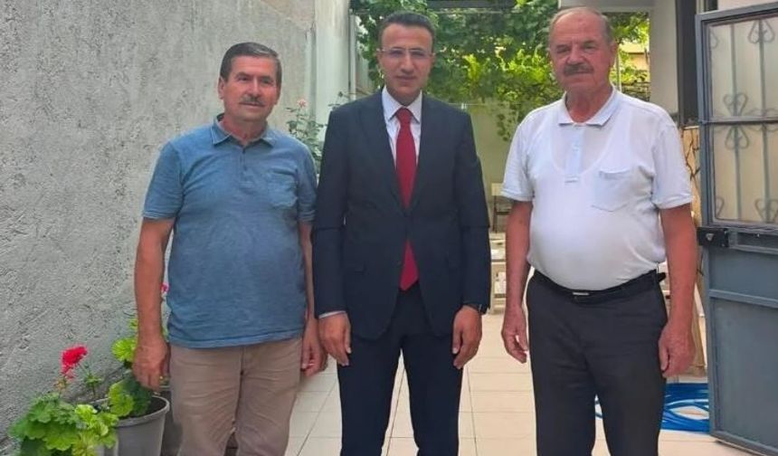 Kaymakam Ayhan Akpay ilk ziyaretini şehit ailesine yaptı