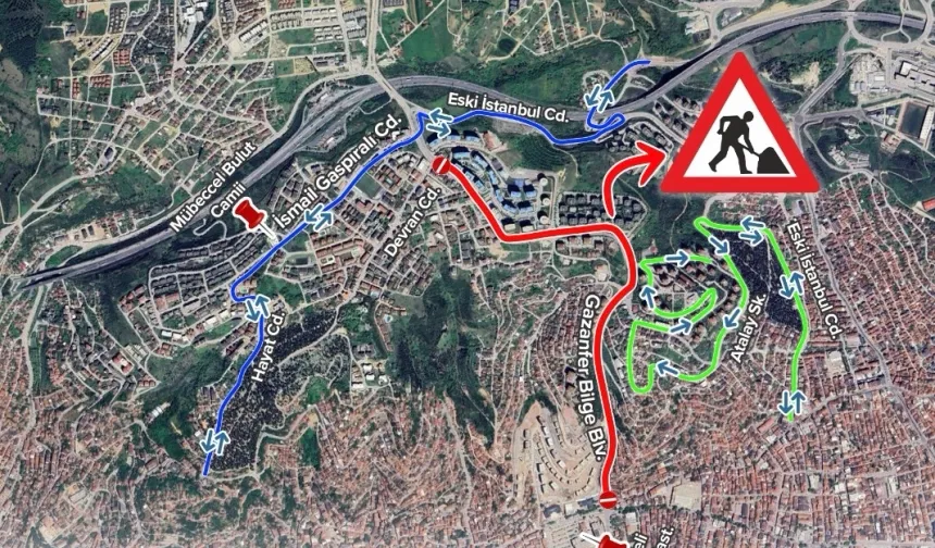 Kocaeli'de Gazanfer Bilge Bulvarı trafiğe kapatılacak