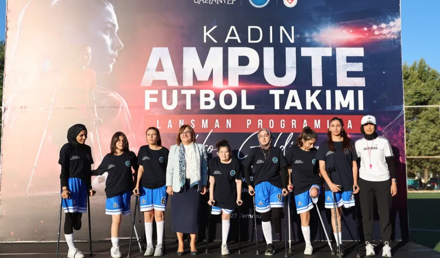 Türkiye'nin ilk kadın Ampute takımı gazi şehirde