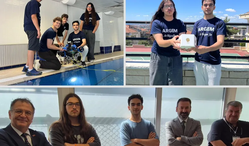 ARGEM Lisesi öğrencilerinden bilim ve teknolojide çifte başarı