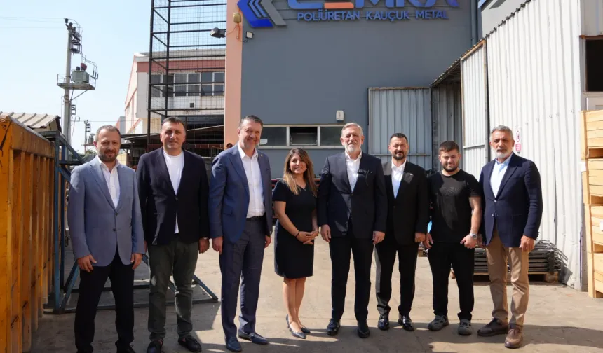 BTSO Başkanı Burkay ve MÜSİAD Bursa'dan CEMKA'ya ziyaret