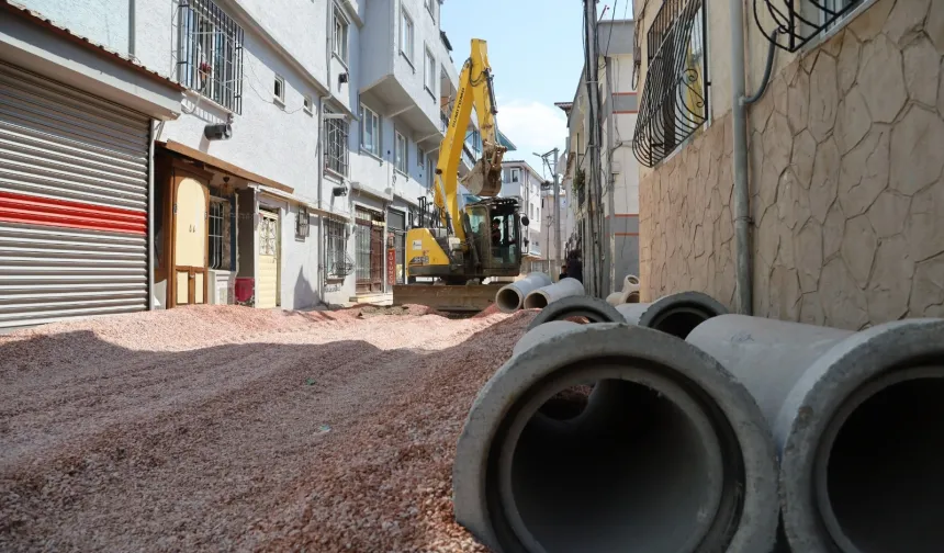 Bursa Büyükşehir'den Yavuzselim'e altyapı hamlesi