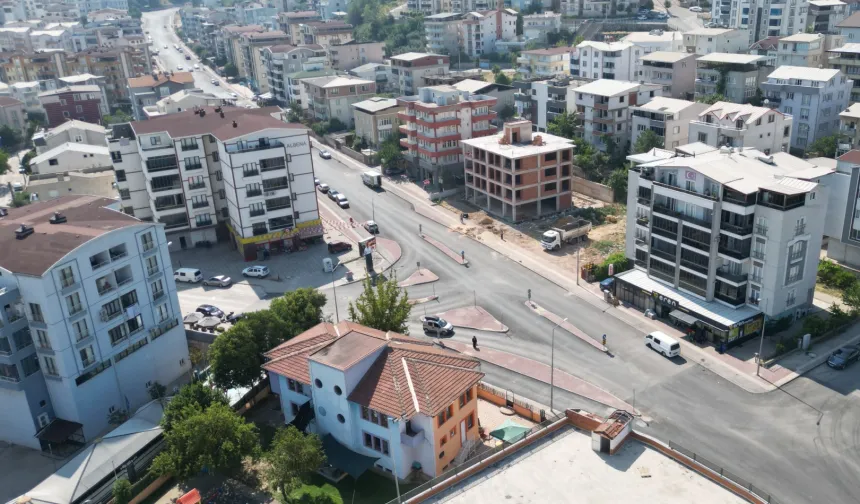 Bursa Kestel'de Eğitim Caddesi baştan sona yenilendi
