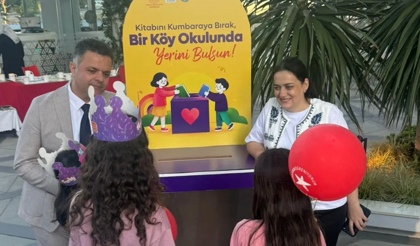 Bursa'da kırsal okul kütüphaneleri için kitap bağışı kampanyası