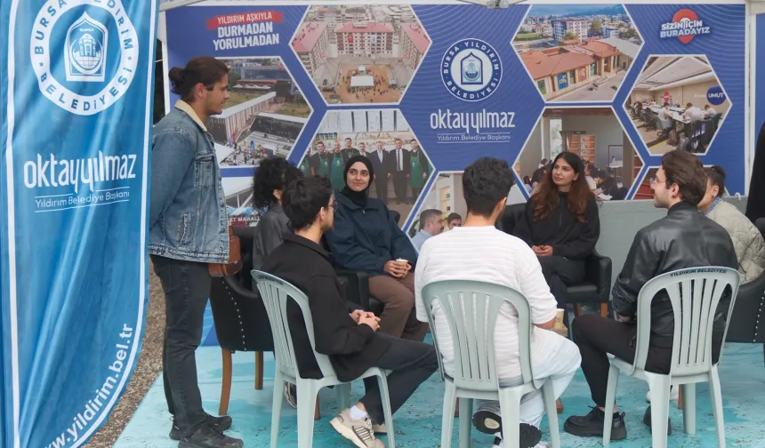 Bursa Yıldırım'da üniversite öğrencilerine sıcak karşılama