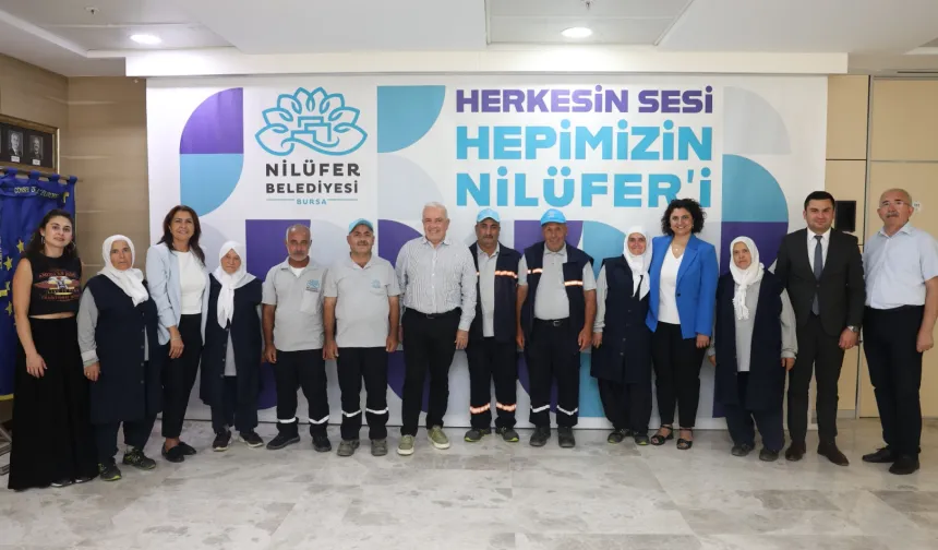 Bursa'da Nilüfer Belediyesi kursiyerleri sertifikalarını aldı