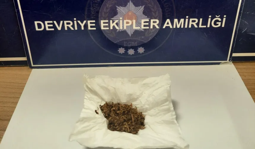 Keşan'da şüpheli şahsın üzerinden uyuşturucu madde çıktı