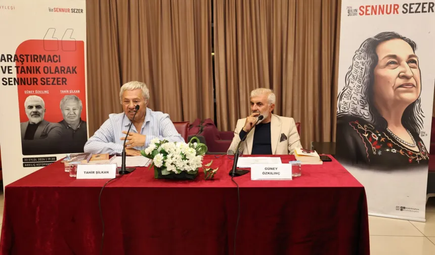 Bursa Nilüfer'de Sennur Sezer'in araştırmacı ve tanık yönü ele alındı