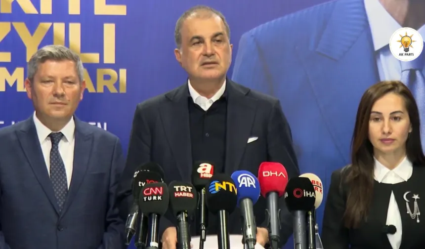 Ömer Çelik! AK Parti'yi millet kurdu, tabelasını biz astık