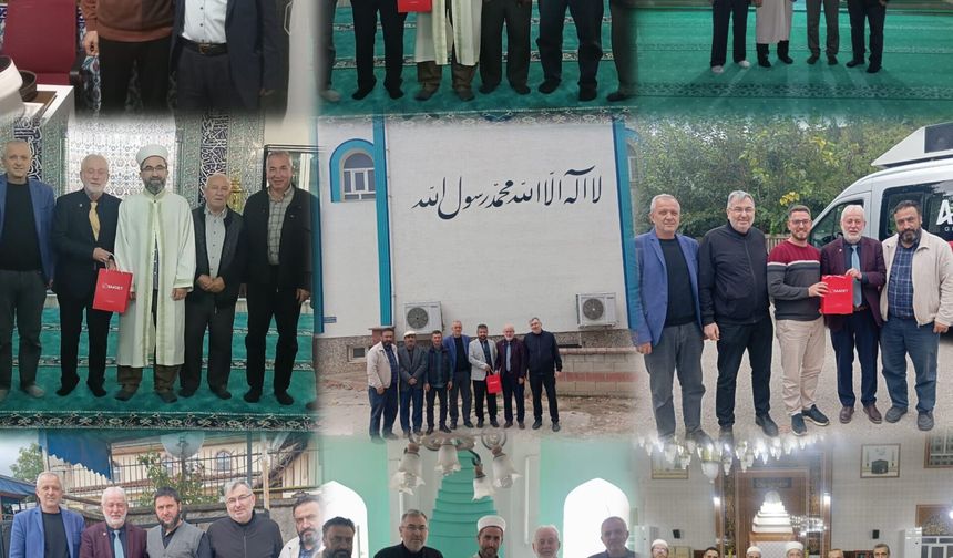 Saadet Partisi İnegöl’de din görevlilerini ziyaret etti