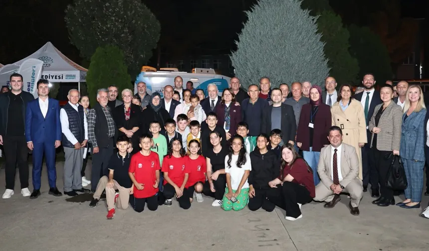Başkan Şadi Özdemir Akçalar'da vatandaşlarla buluştu