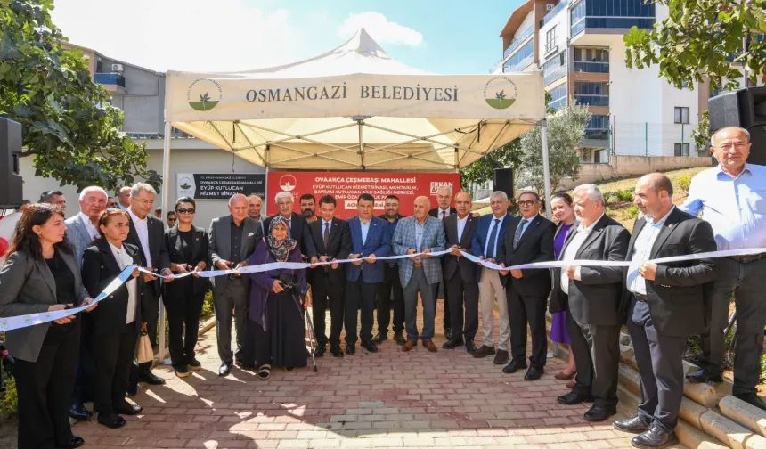 Bursa Osmangazi'de Eylül ayı açılışlar ve yatırımlarla geçti