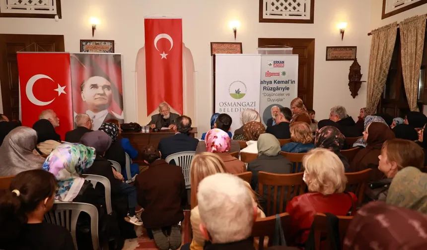 Bursa Osmangazi'de Sadettin Ökten'den Yahya Kemal'in fikir dünyasına yolculuk