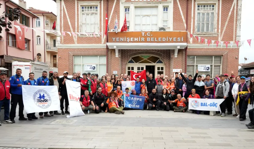 Bursa'da yüzlerce doğasever Yenişehir'de buluştu