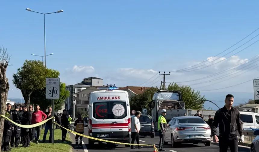 Düzce'de motosiklet yayaya çarptı: 1 ölü, 1 yaralı
