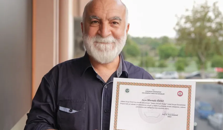 Gazeteci Özke, Adana Sevgi Evleri'ne konuk oldu