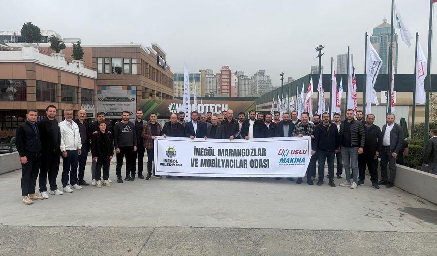 İnegöl mobilyacılar odası’ndan üyelerine fuar desteği!