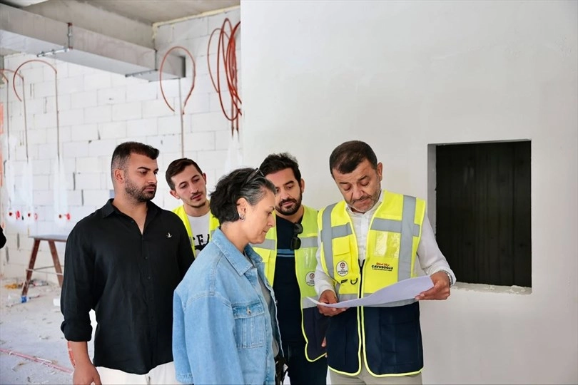 Denizli Kınıklı'da iki önemli projeye yerinde inceleme