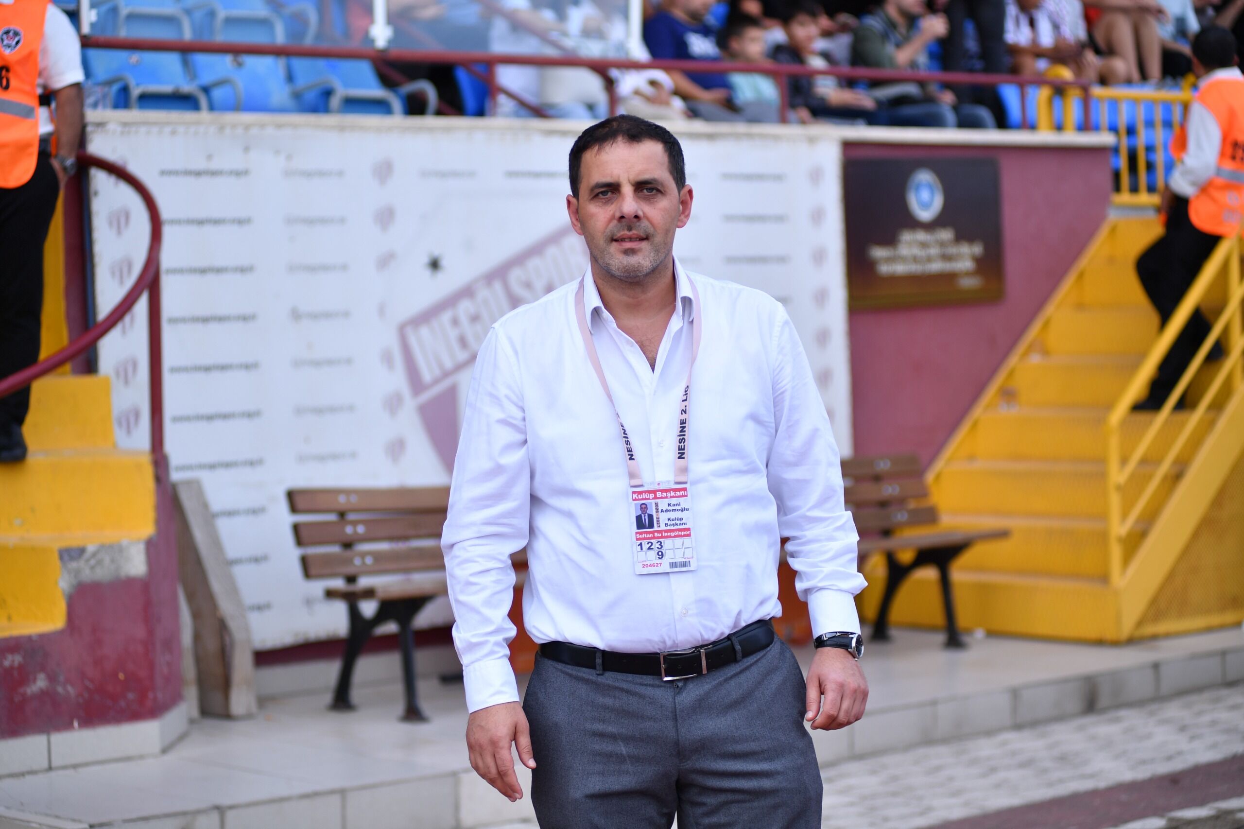 İnegölspor Başkanı Kani Ademoğlu! “yakışan bir İnegölspor izletmek için mücadele ediyoruz”