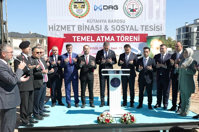 Kütahya'da Baro Hizmet Binası temeli atıldı