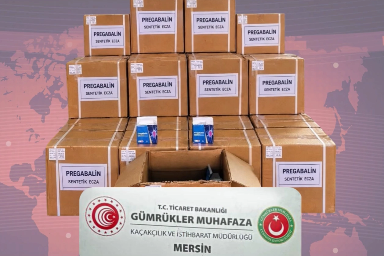 Mersin'de 3 ayrı operasyon! 1 ton 716 kilo pregabalin ele geçirildi